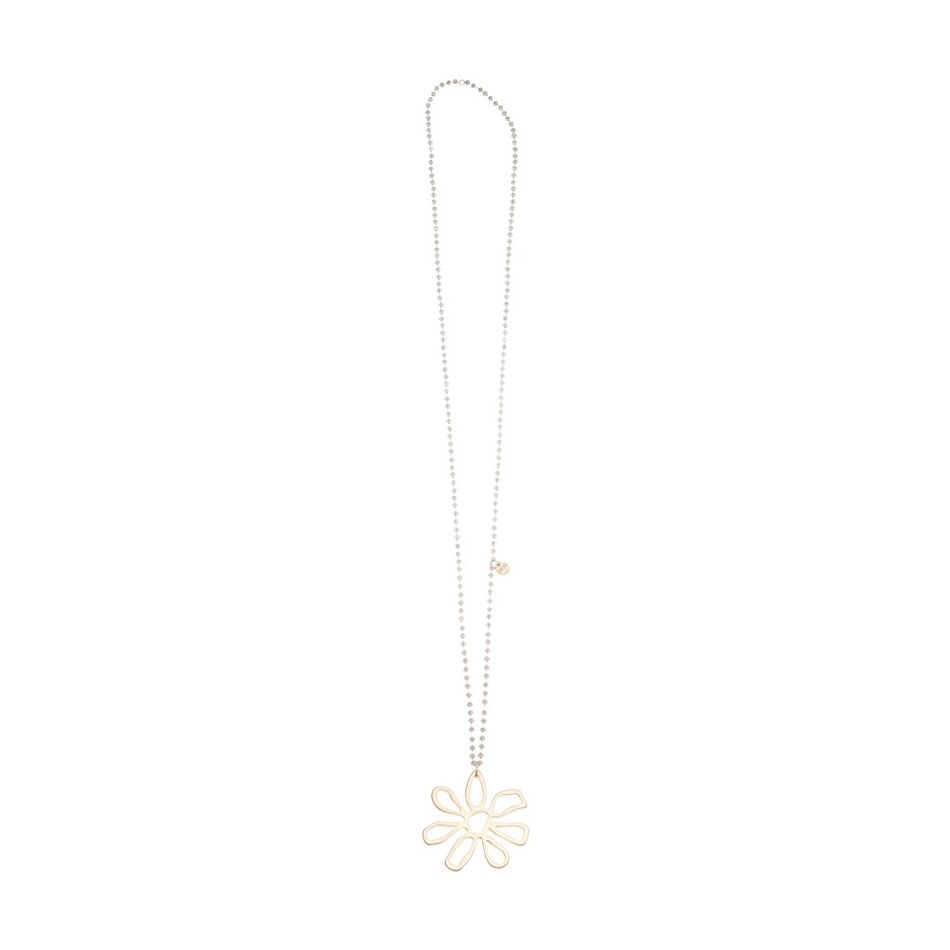 COLLAR LARGO COLGANTE FLOR