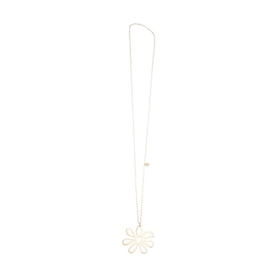 COLLAR LARGO COLGANTE FLOR