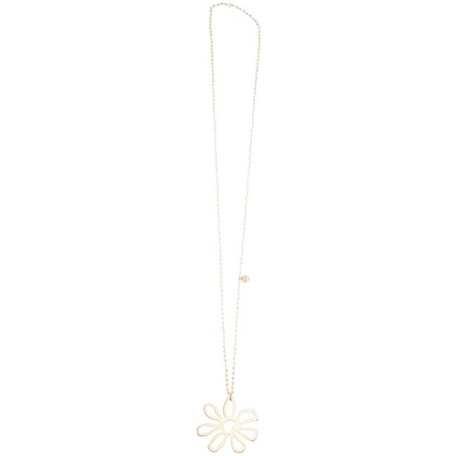 COLLAR LARGO COLGANTE FLOR