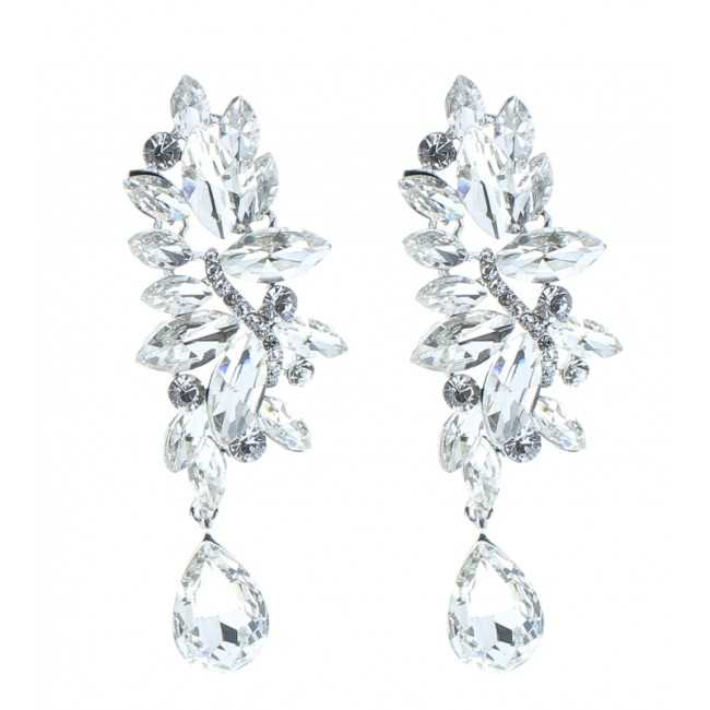 METAL STRASS EARRINGS