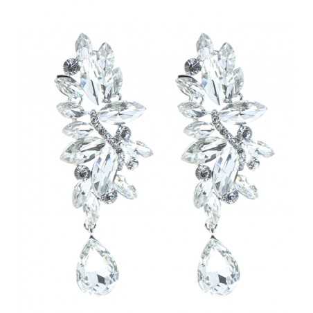 METAL STRASS EARRINGS