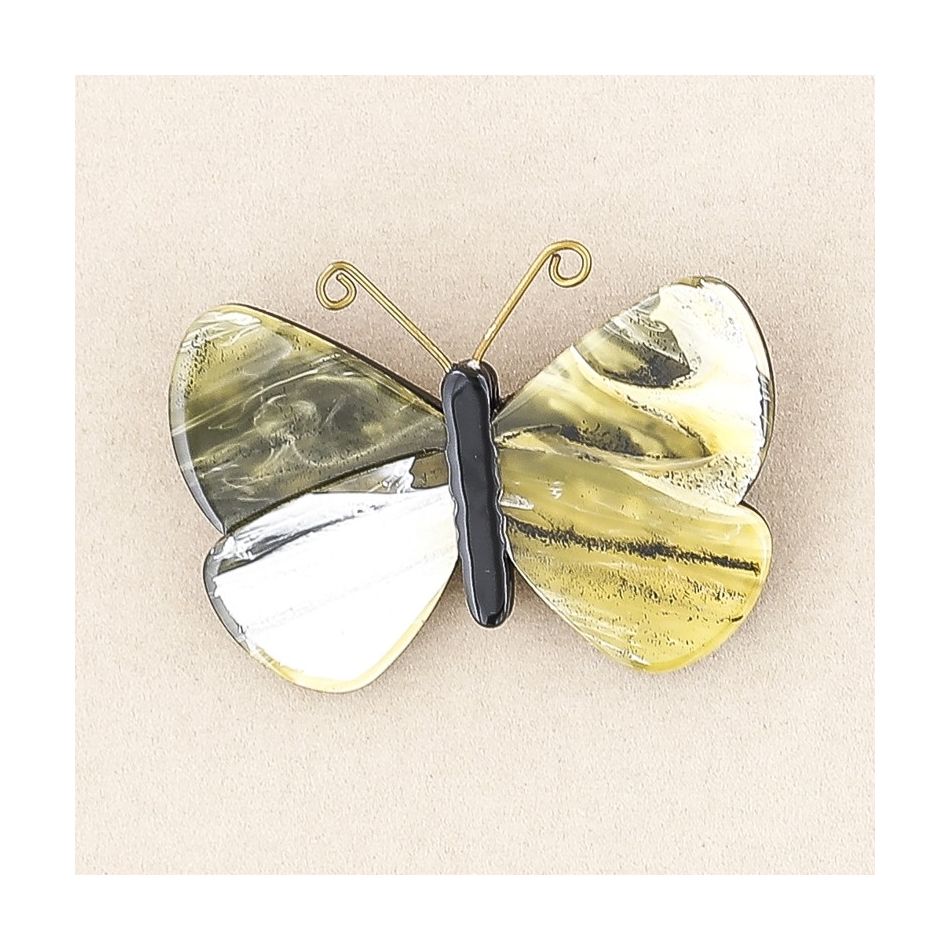 BROCHE MARIPOSA RESINA