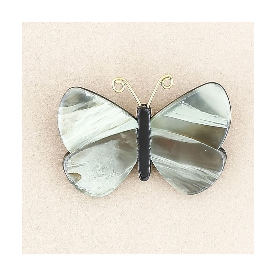 BROCHE MARIPOSA RESINA