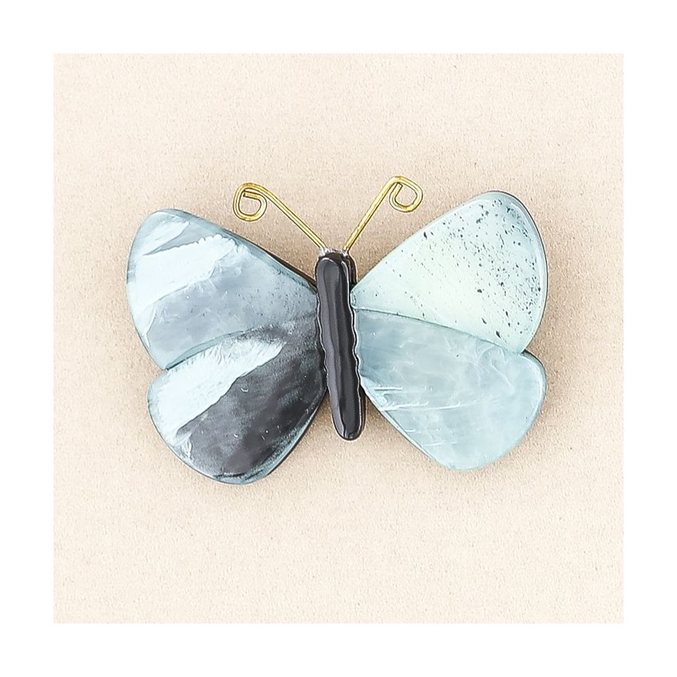 BROCHE MARIPOSA RESINA