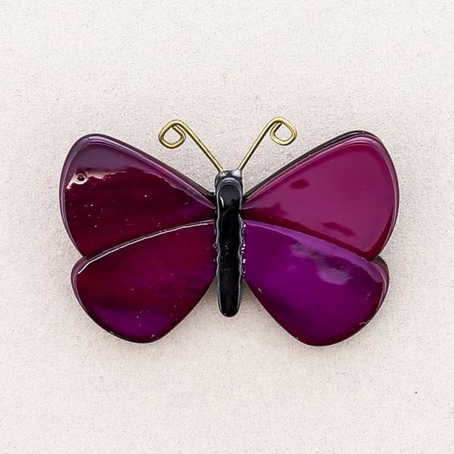 RESIN BUTTERFLY BROOCH