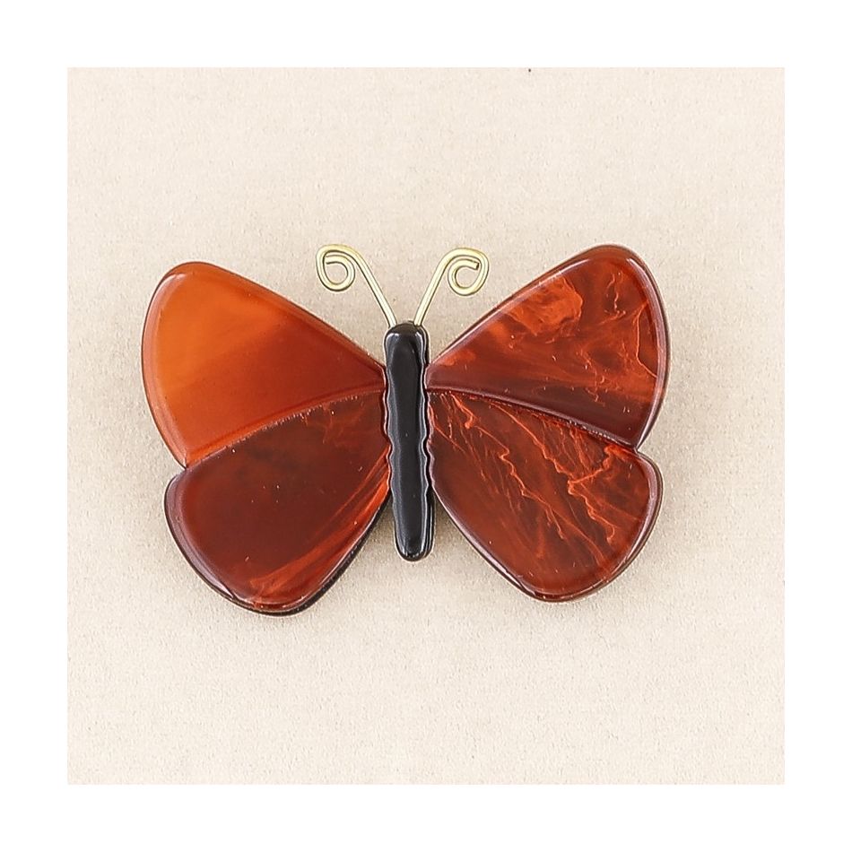 BROCHE MARIPOSA RESINA