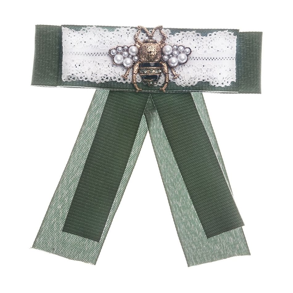 BROCHE LAZO ABEJA CRISTALES