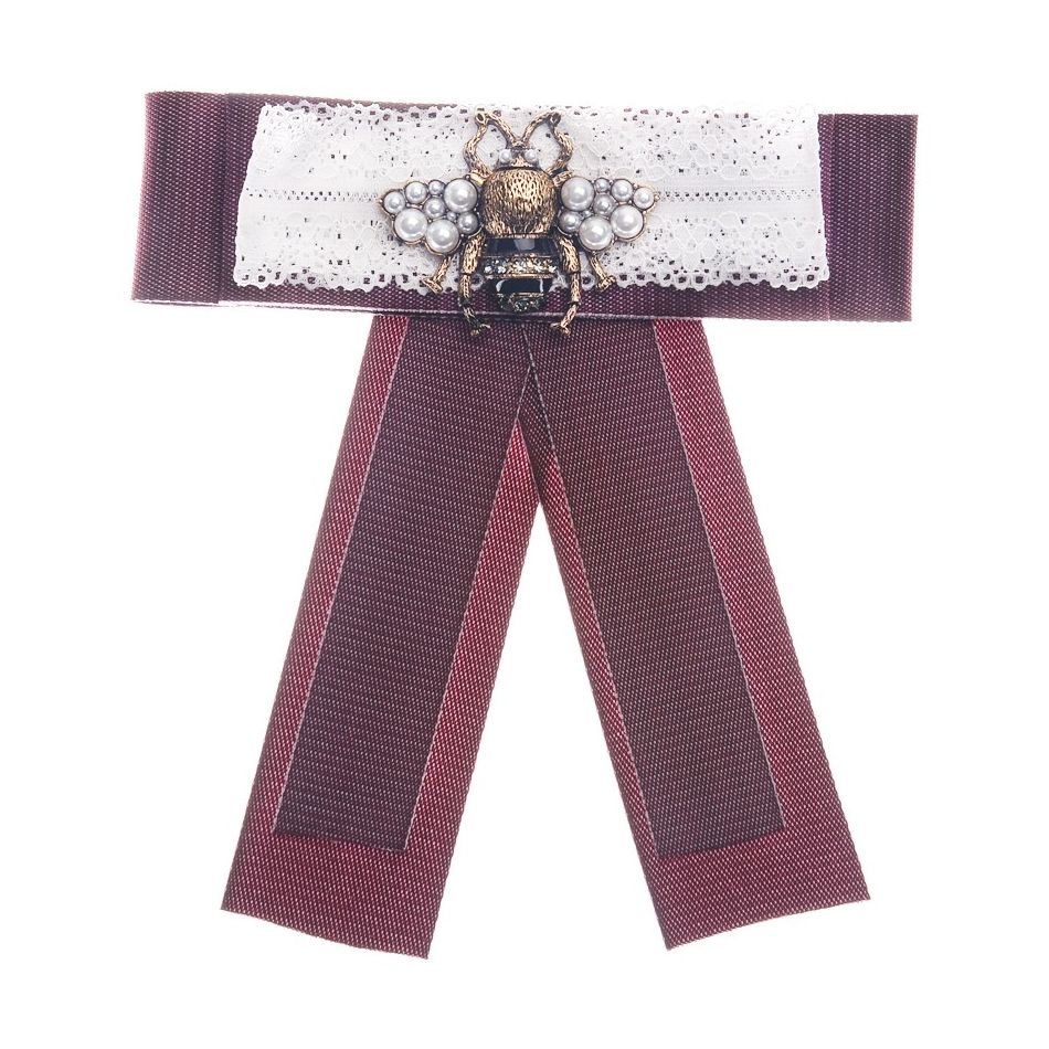 BROCHE LAZO ABEJA CRISTALES