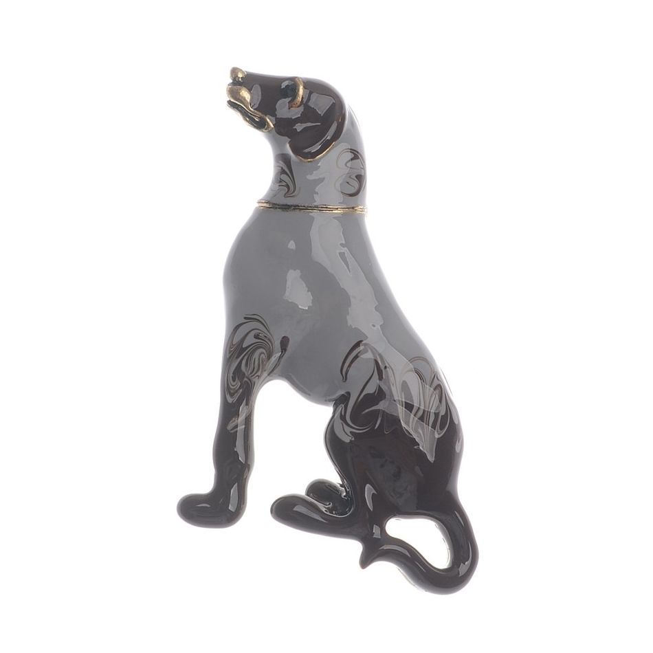 BROCHE PERRITO METAL ESMALTE