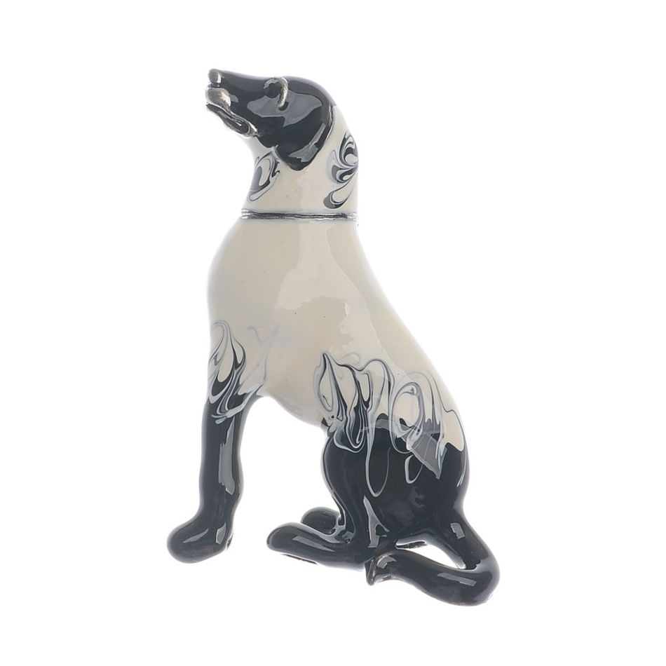BROCHE PERRITO METAL ESMALTE