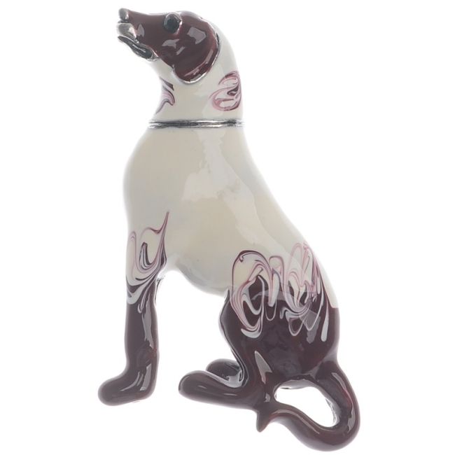 BROCHE PERRITO METAL ESMALTE
