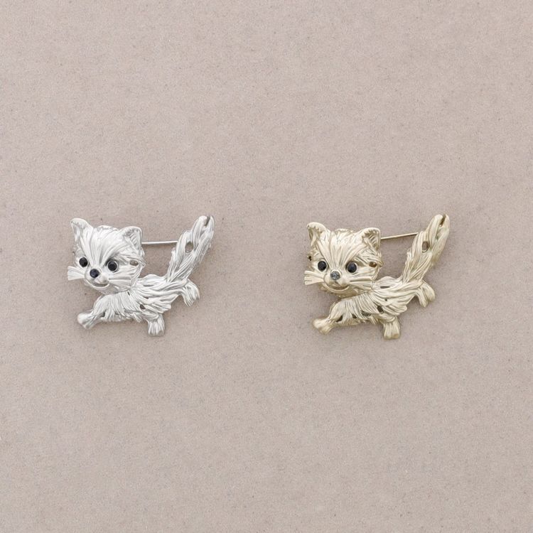 BROCHE GATITO METAL 2