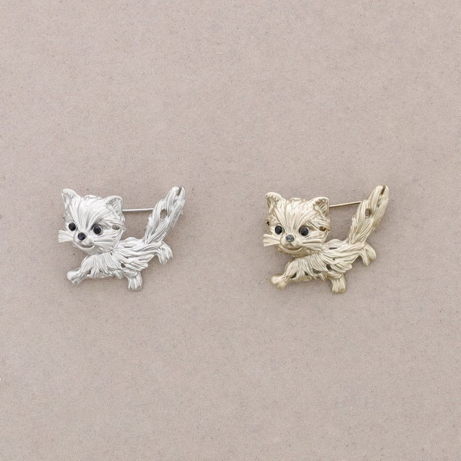 BROCHE GATITO METAL