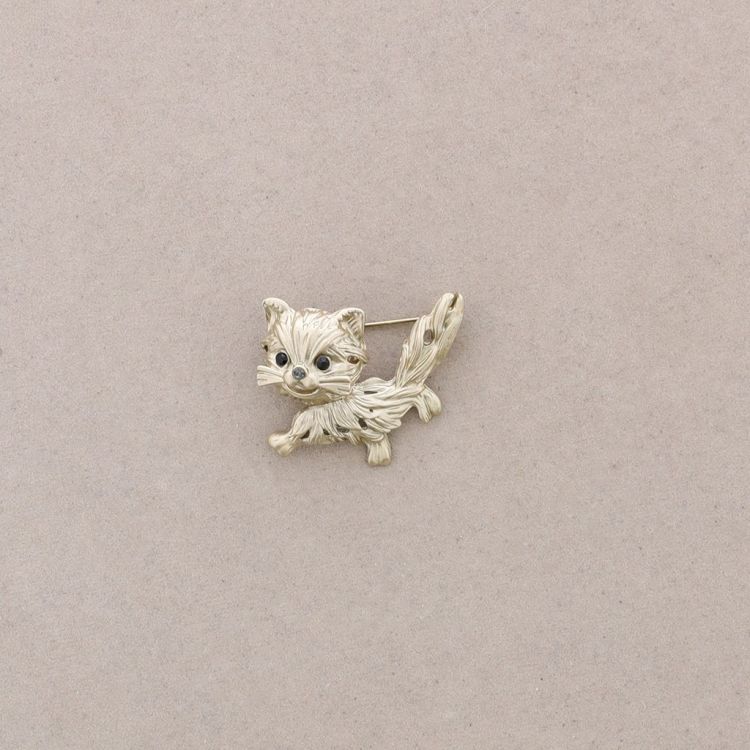BROCHE GATITO METAL