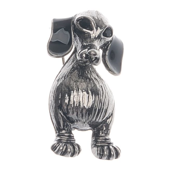 BROCHE PERRITO METAL ESMALTE