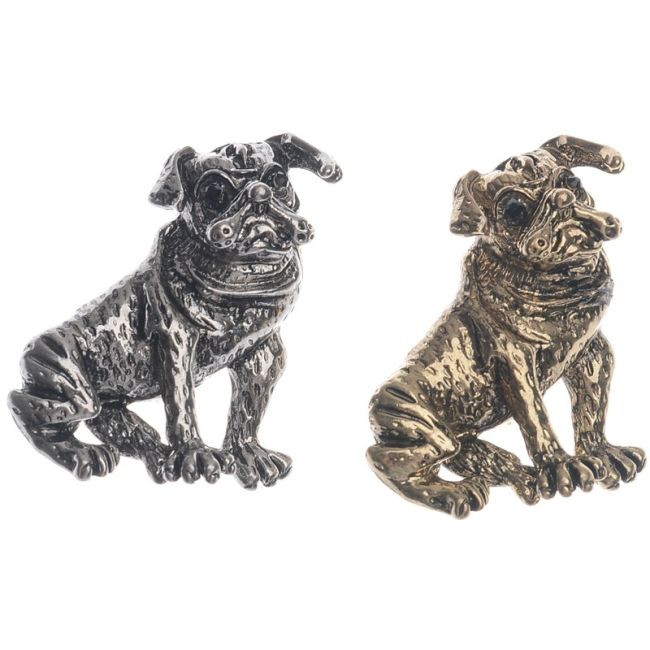 BROCHE PERRITO METAL ESMALTE