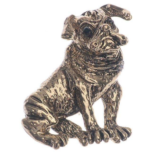BROCHE PERRITO METAL ESMALTE