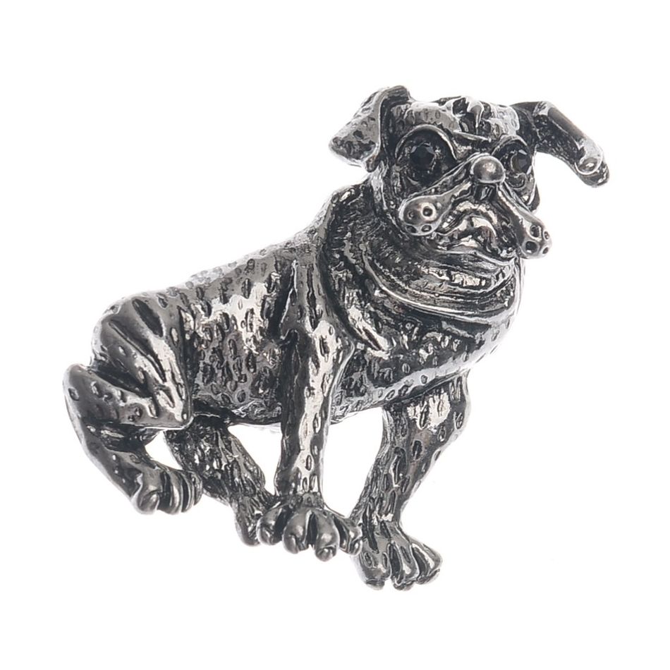 BROCHE PERRITO METAL ESMALTE