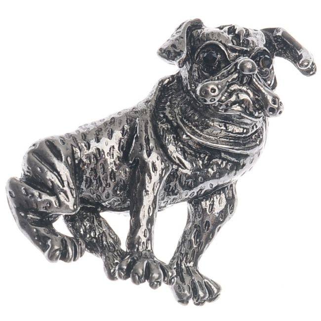 BROCHE PERRITO METAL ESMALTE