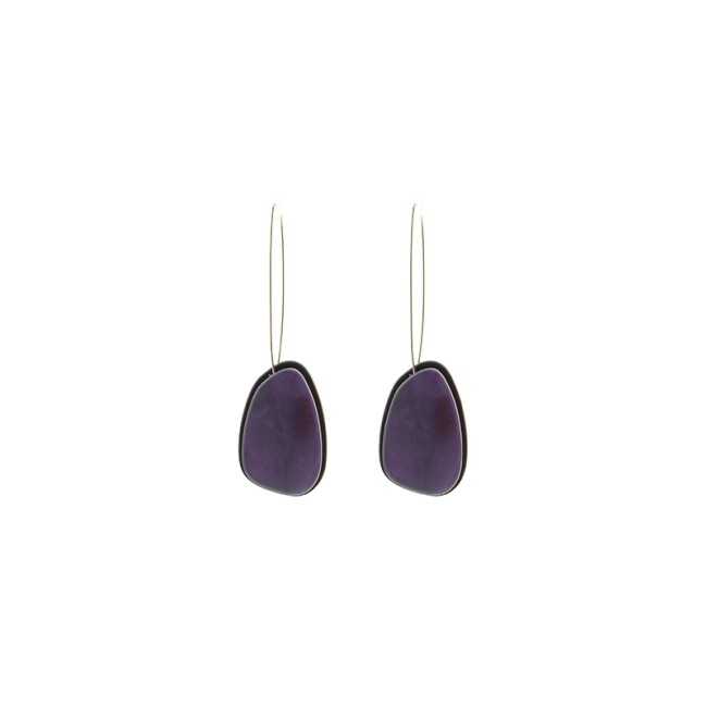 RESIN IRREGULAR SHAPE EARRINGS