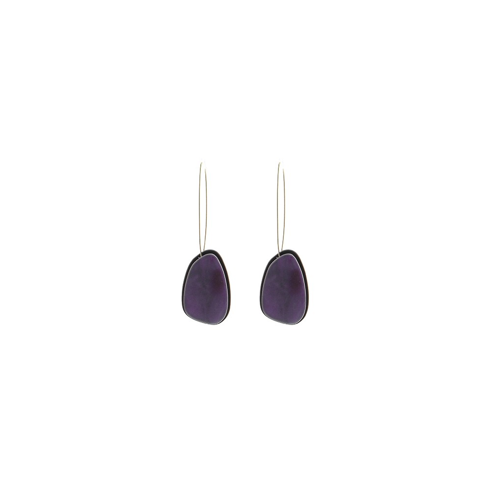 RESIN IRREGULAR SHAPE EARRINGS