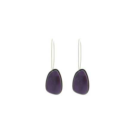 RESIN IRREGULAR SHAPE EARRINGS