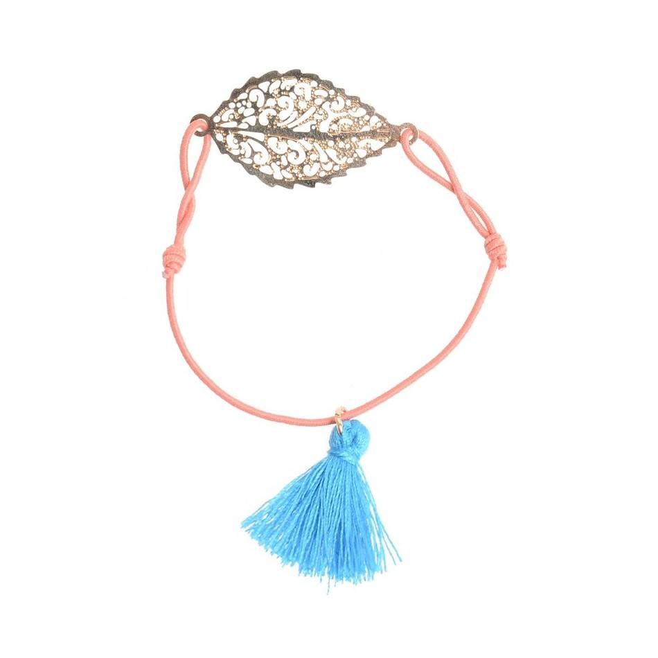 METAL LEAF ELASTIC BRACELET