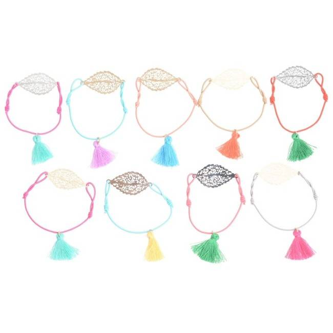 PULSERA GOMITA HOJA METAL