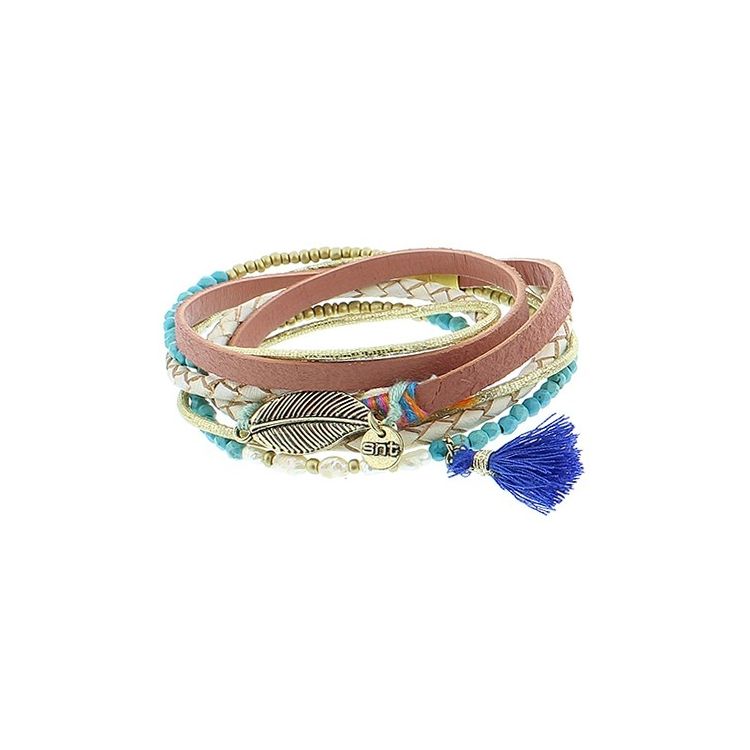 DOUBLE MULTILINE BRACELET WITH MAGNET