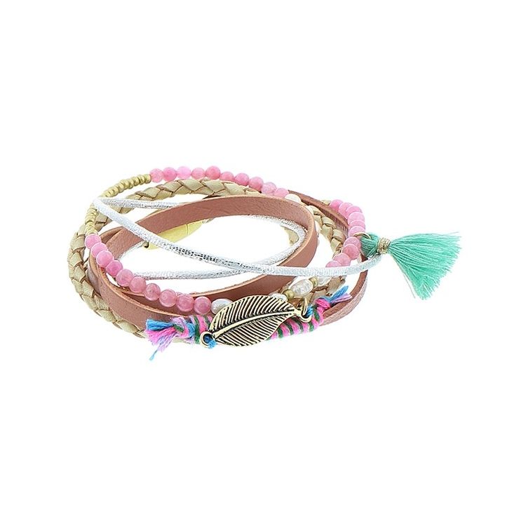 DOUBLE MULTILINE BRACELET WITH MAGNET 2