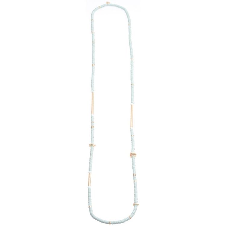 COLLAR LARGO FIMO TUBOS METAL