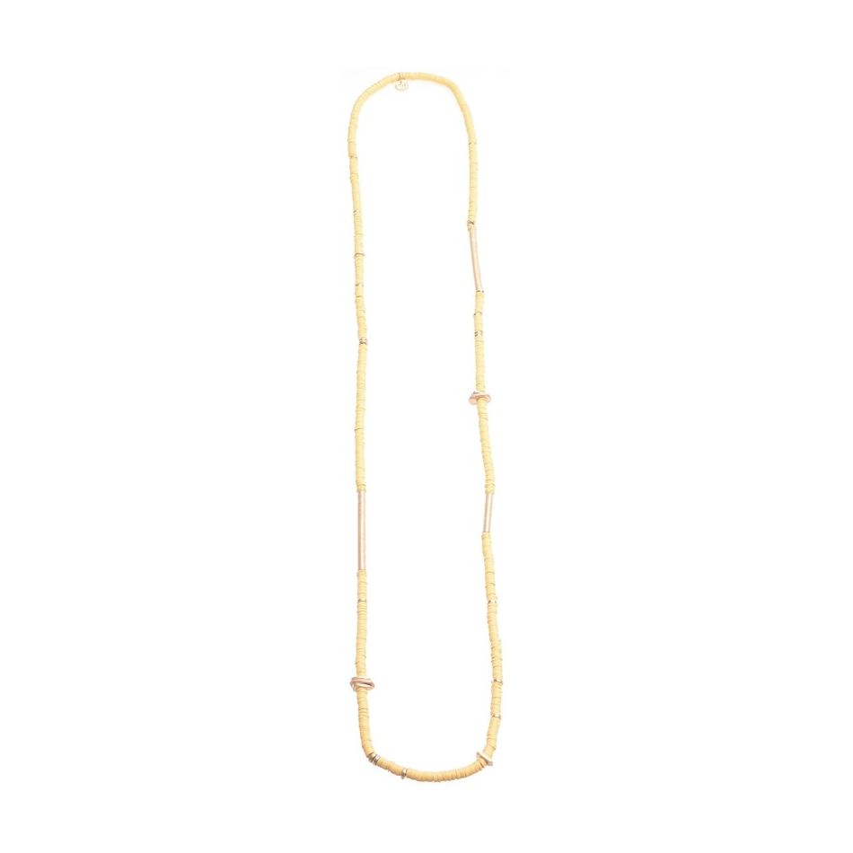 COLLAR LARGO FIMO TUBOS METAL