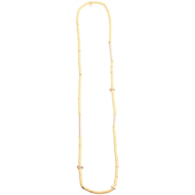 COLLAR LARGO FIMO TUBOS METAL