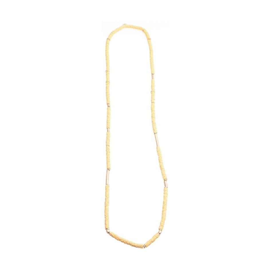 COLLAR LARGO FIMO TUBOS METAL