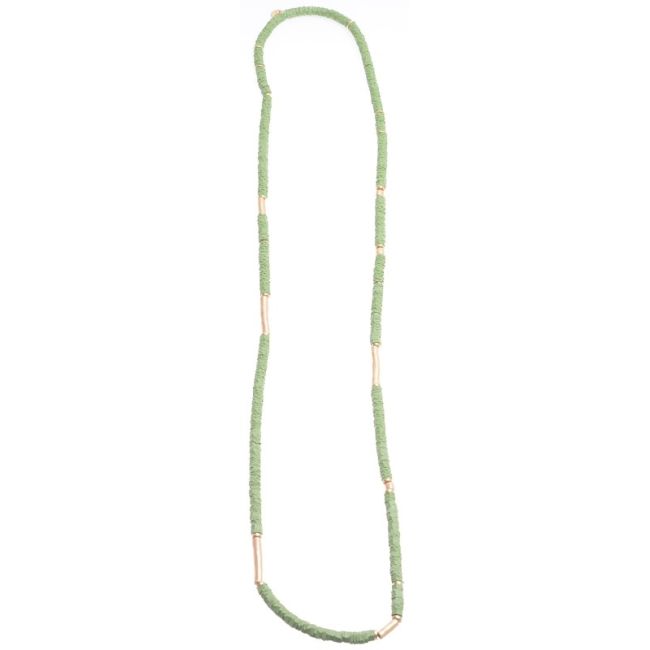 COLLAR LARGO FIMO TUBOS METAL