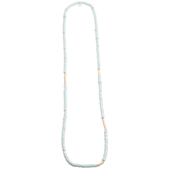 COLLAR LARGO FIMO TUBOS METAL