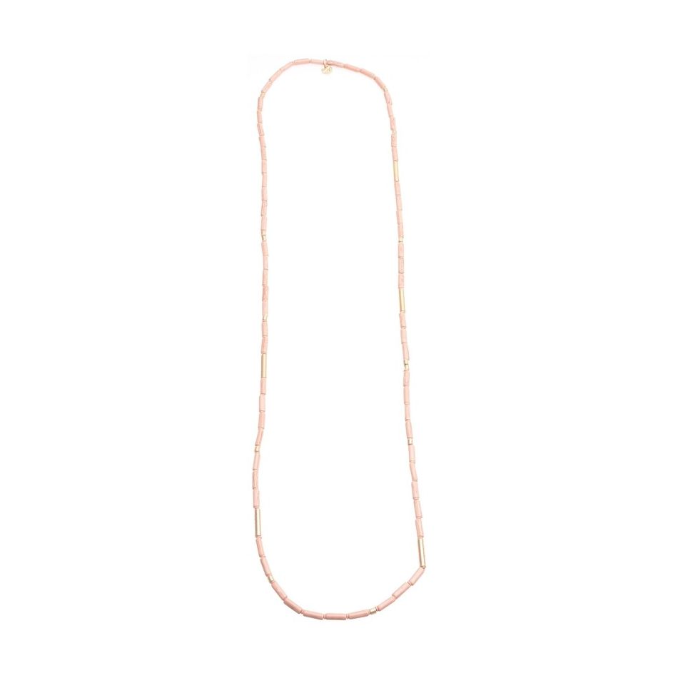 COLLAR LARGO CANUTILLOS PIEDRAS 1.1M