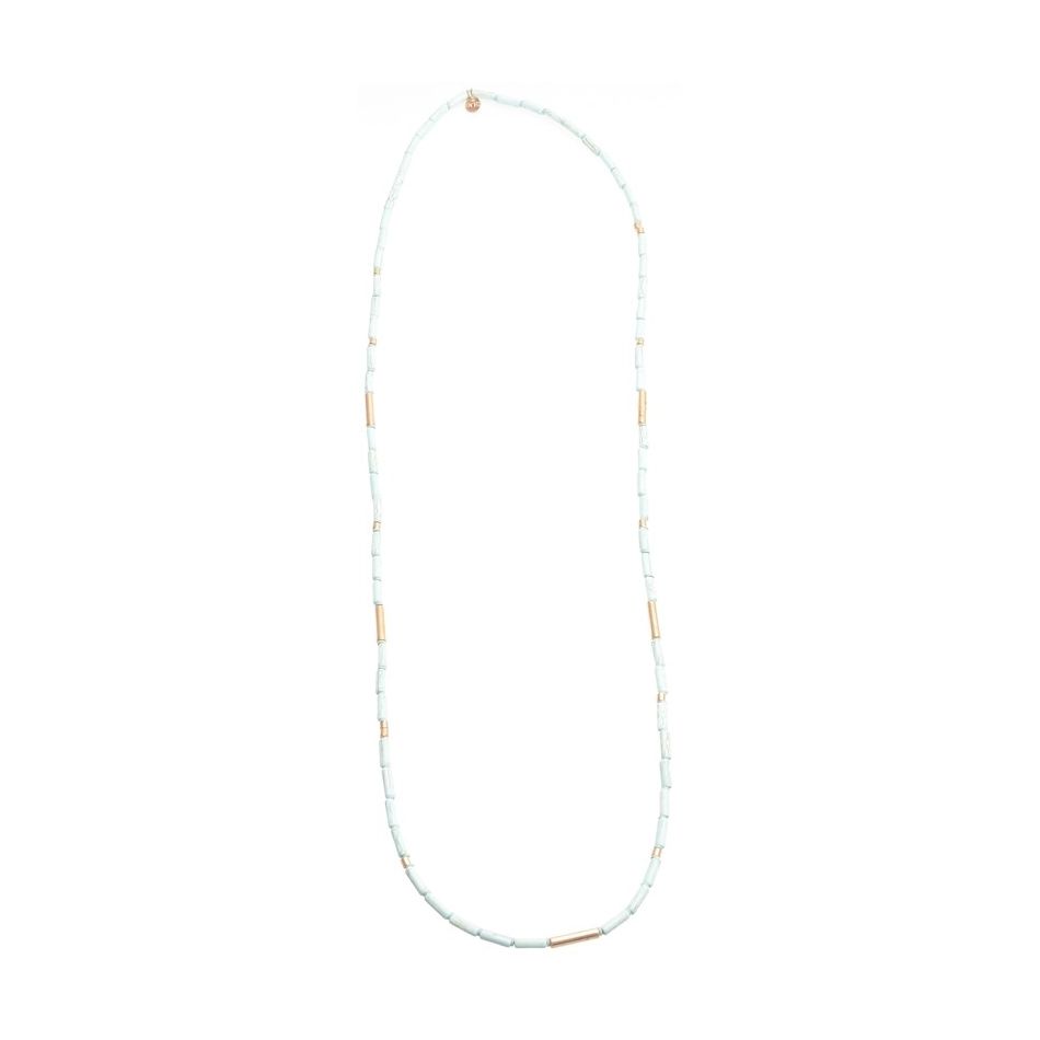 COLLAR LARGO CANUTILLOS PIEDRAS 1.1M