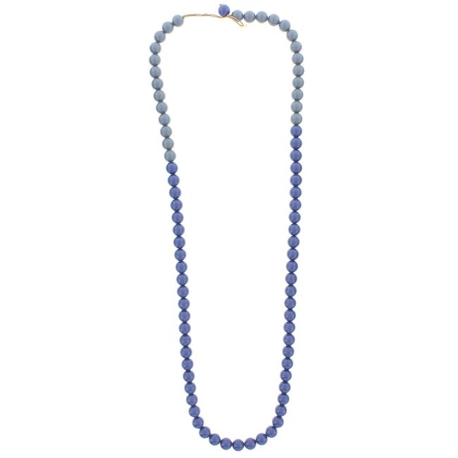 LONG RESIN BALL NECKLACE