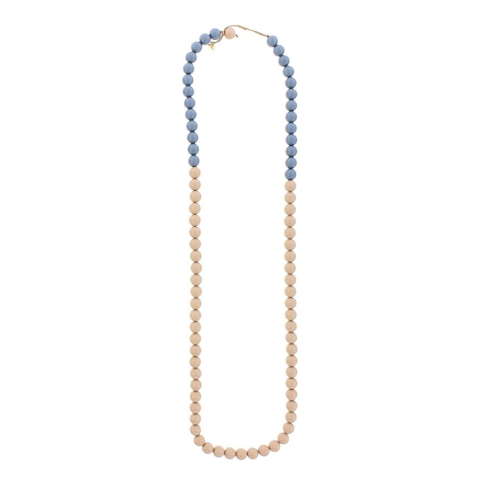 COLLAR LARGO BOLAS RESINA