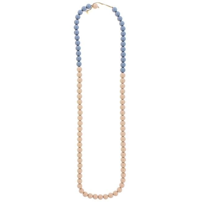 LONG RESIN BALL NECKLACE