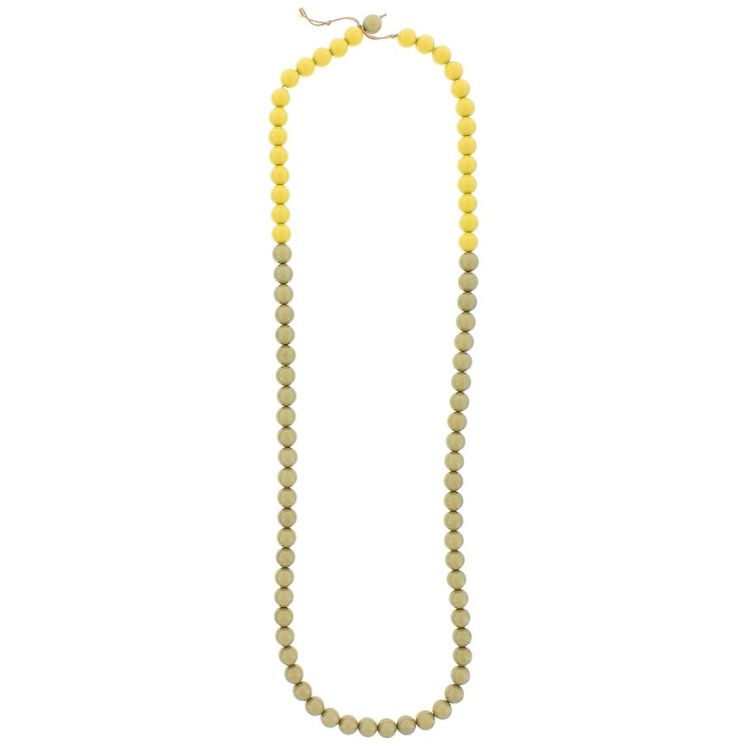 LONG RESIN BALL NECKLACE 2
