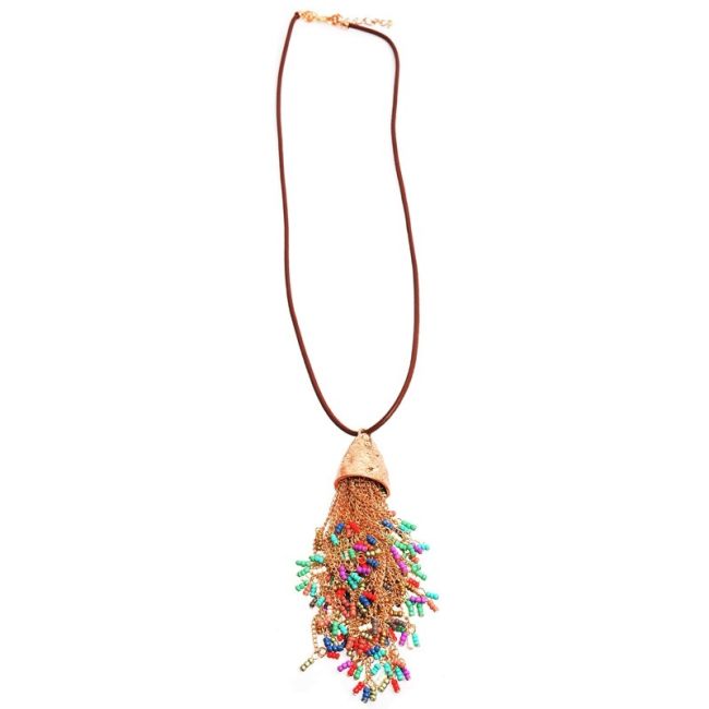 COLLAR LARGO COLG. BORLA