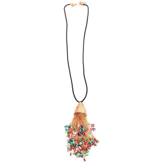 LONG PENDANT NECKLACE TASSEL