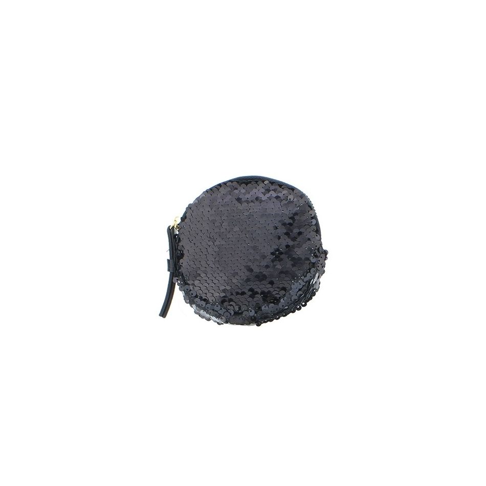 ROUND DOUBLE SIDED SEQUIN PURSE 12CM