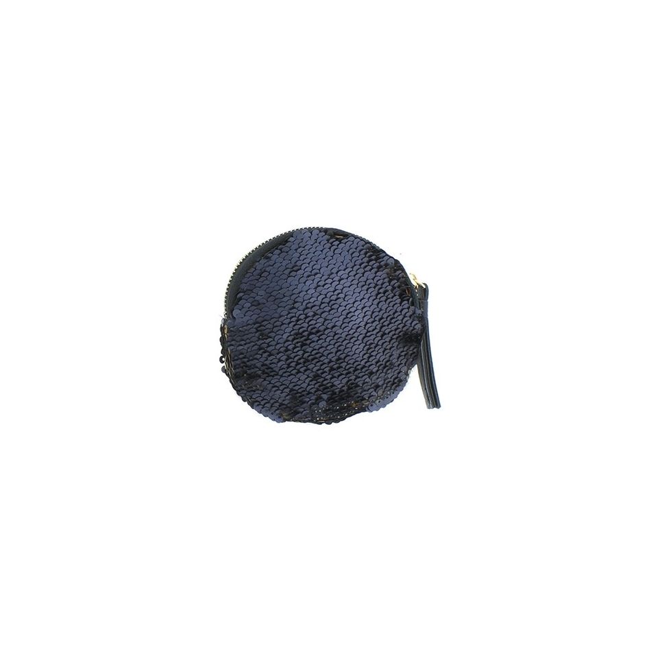 ROUND DOUBLE SIDED SEQUIN PURSE 12CM