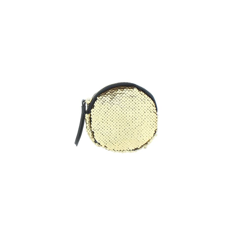 ROUND DOUBLE SIDED SEQUIN PURSE 12CM