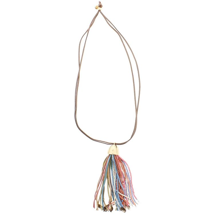 LONG PENDANT NECKLACE TASSEL