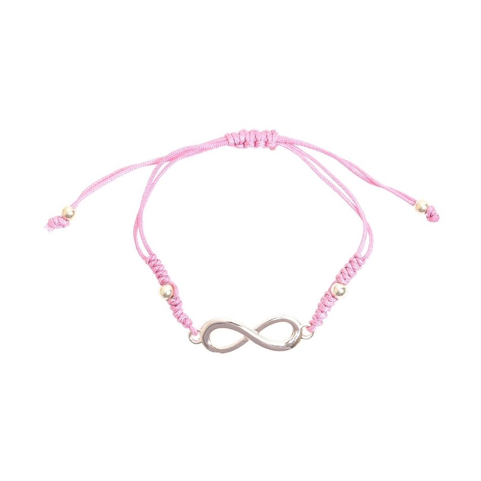 PULSERA MACRAMÉ CUENTA METAL