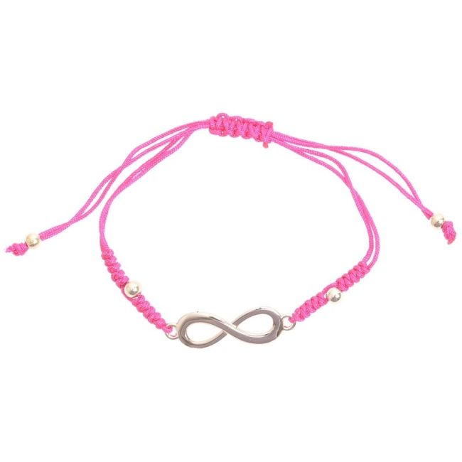 PULSERA MACRAMÉ CUENTA METAL